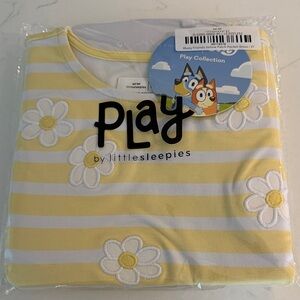 Little Sleepies Yellow patch pocket dress - sold out